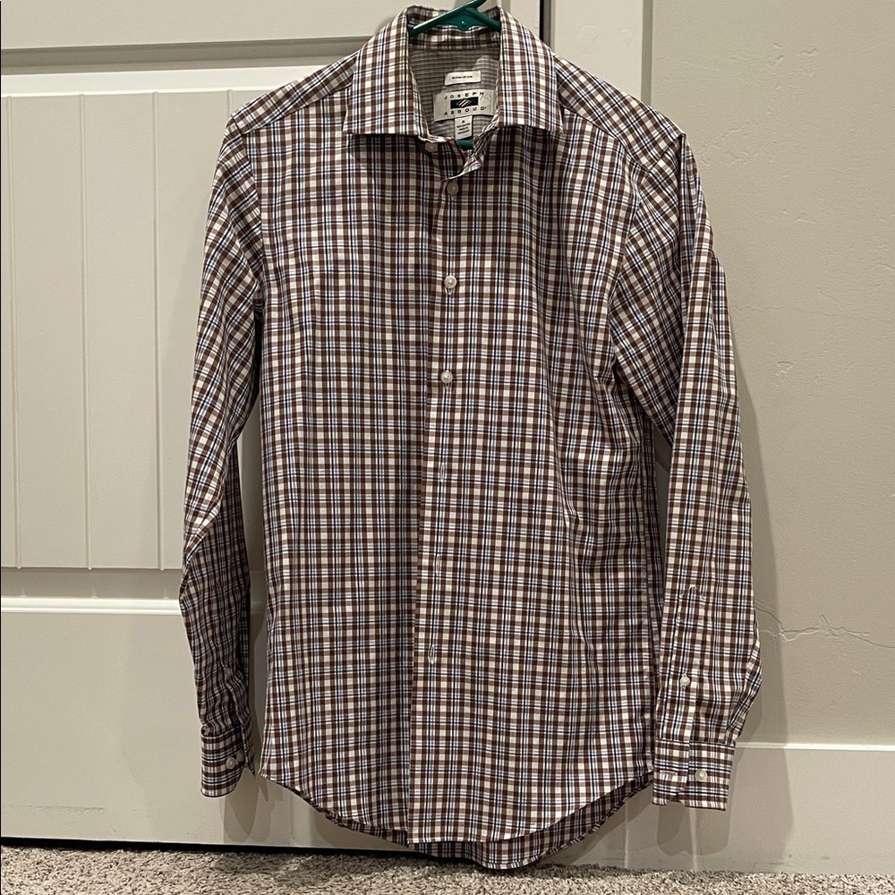 Joseph Abboud Men's Multicolor Checkered Button-Down Shirt